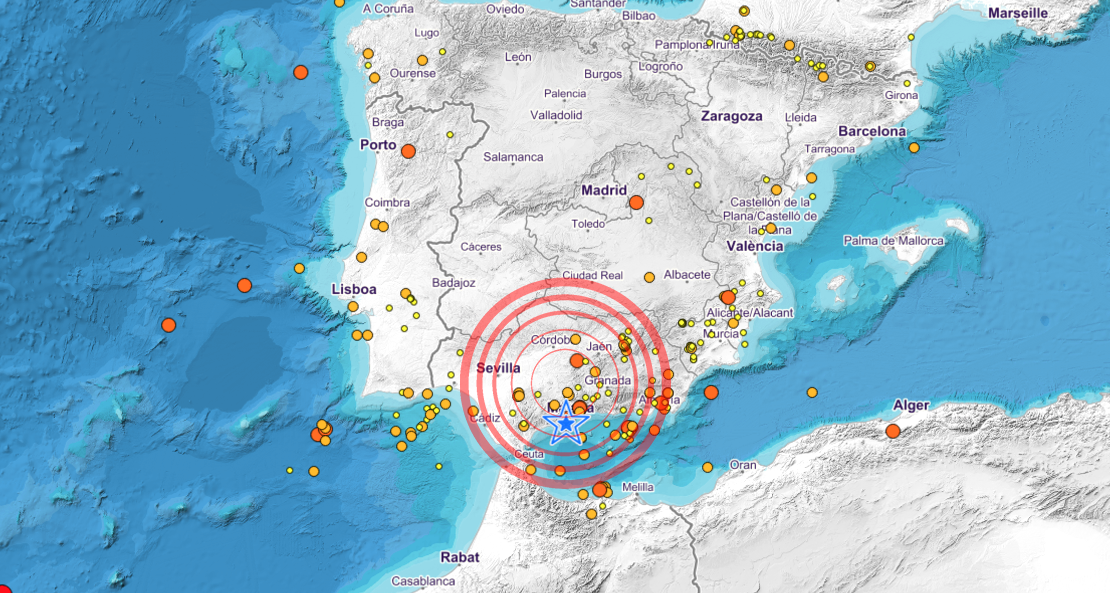 Dos terremotos sacuden las provincias de Córdoba y Málaga