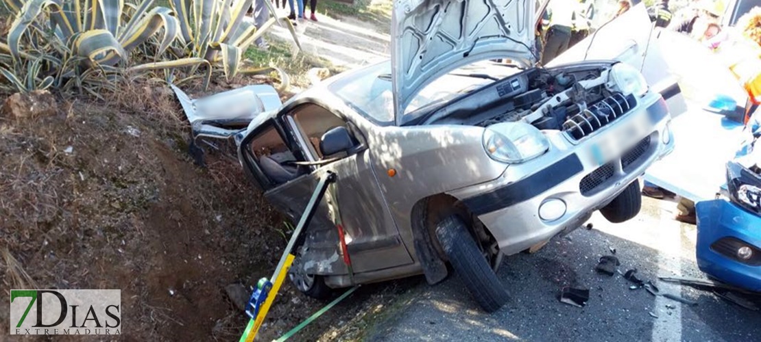 Accidente múltiple en Santa Marta de los Barros