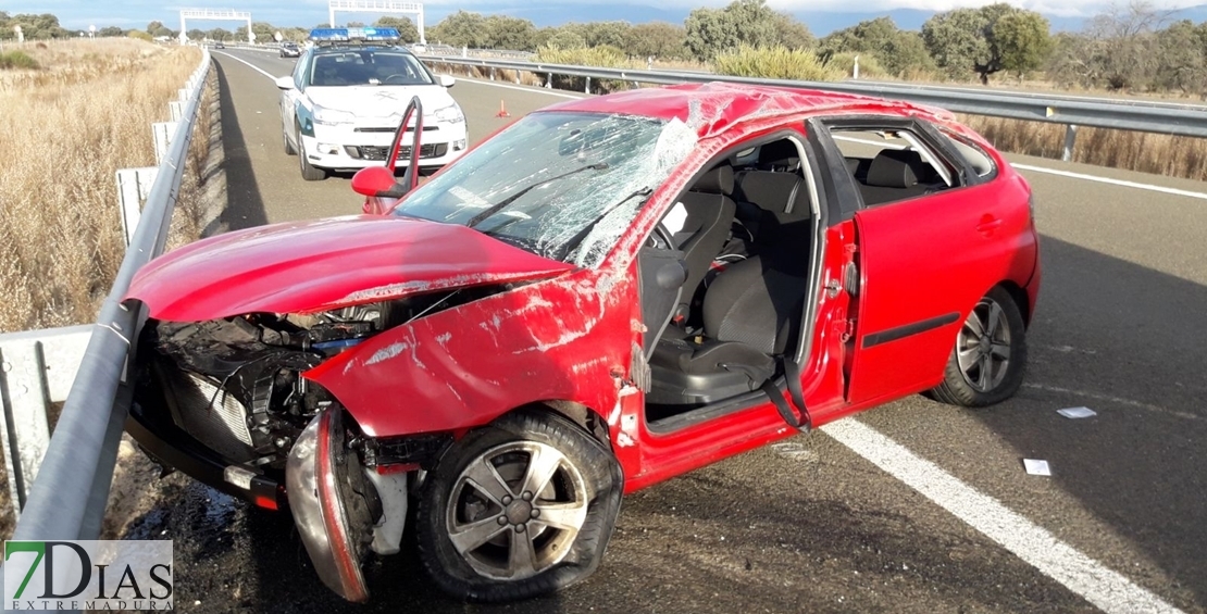 Un herido grave al accidentarse en Navalmoral de la Mata