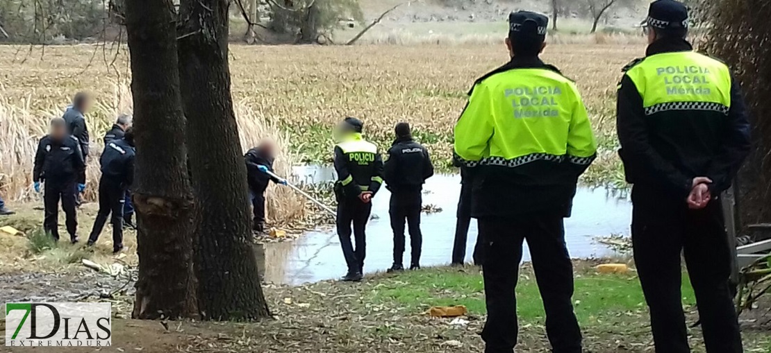 Aparece un joven muerto en el río Guadiana en Mérida