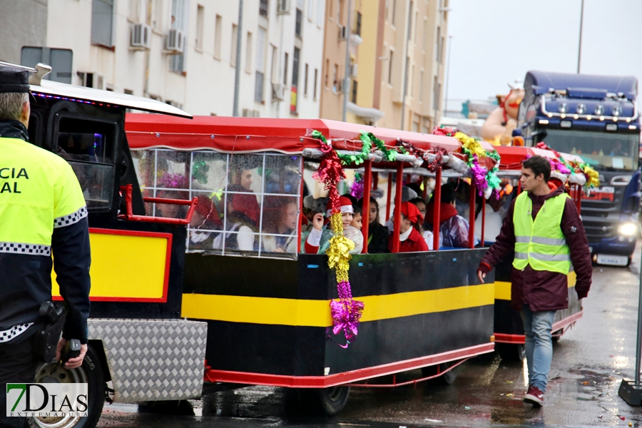 La lluvia no impide que los Reyes Magos lleguen a Badajoz