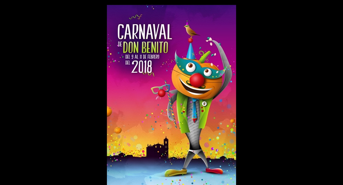 &#39;A todo color&#39; será el cartel del Carnaval 2018 en Don Benito