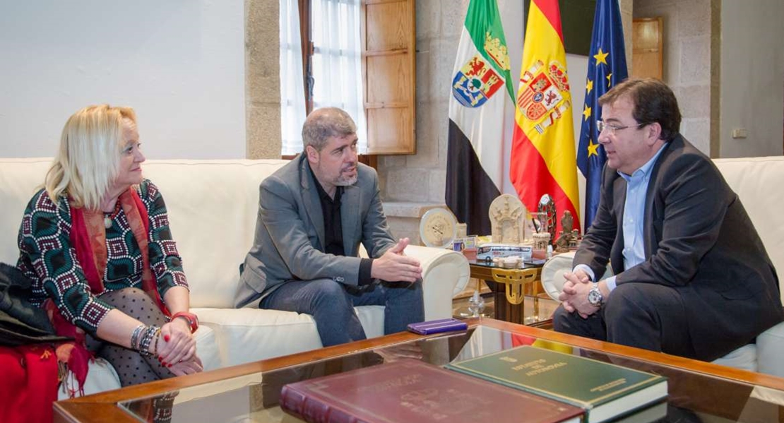 El líder estatal de Comisiones visita al presidente de la Junta