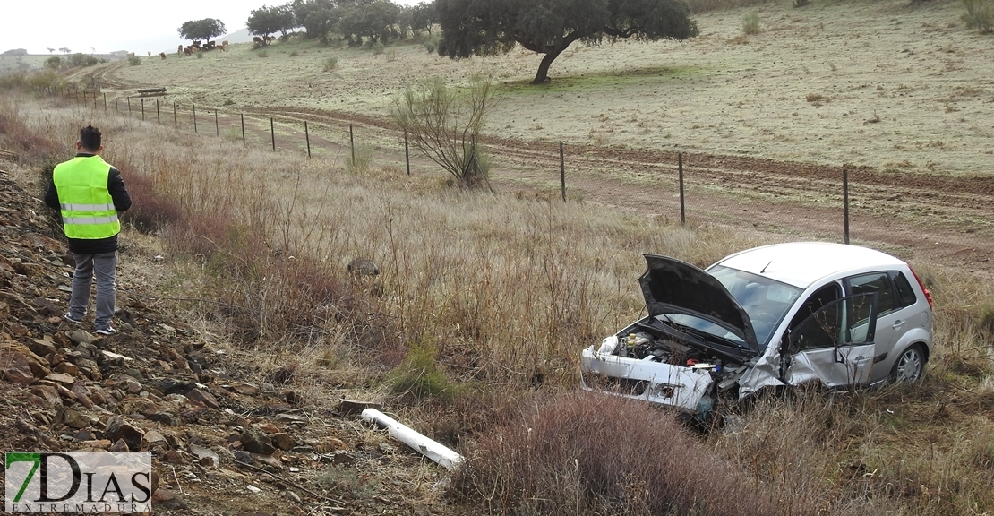 Accidente de tráfico en Zafra con atrapados