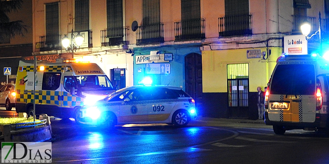Un repartidor se accidenta en Puerta de Palmas