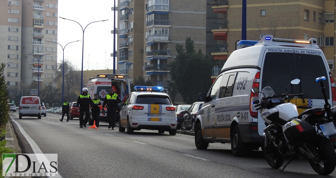 Cuatro heridos en dos accidente ocurridos esta tarde en Badajoz