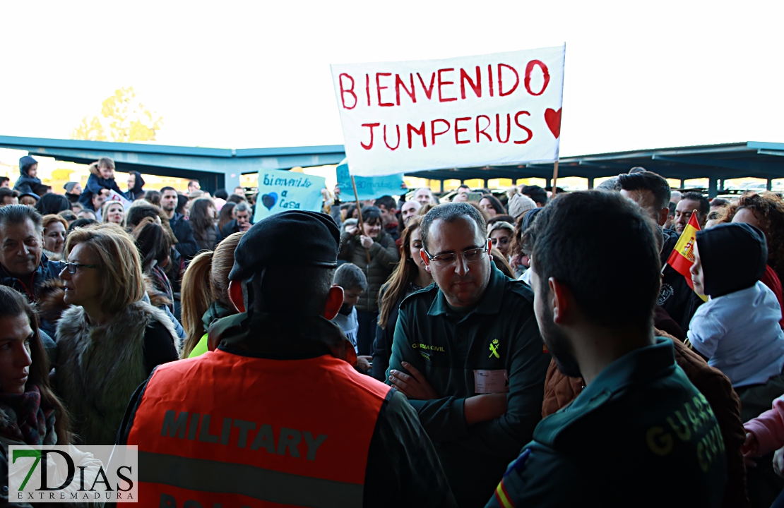 Emotivas imágenes de la llegada de la Brigada Extremadura XI a Extremadura