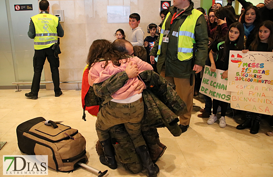 Emotivas imágenes de la llegada de la Brigada Extremadura XI a Extremadura