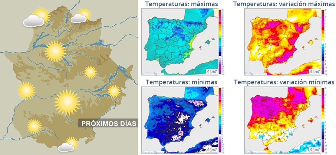Extremadura rozará los 20 grados los próximos días