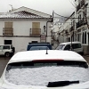 Así nieva en Cabeza la Vaca (Badajoz)