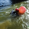 Prácticas de inmersión en el Río Guadiana por parte de AEMEX - Bomberos CPEI Badajoz