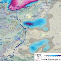 Se acerca un episodio de nieve a Extremadura