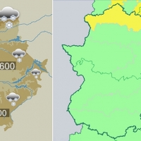 Pasan al domingo la alerta por nieve en el norte de Extremadura