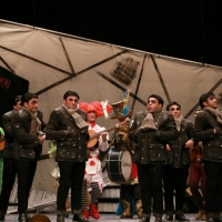 Actuación de la murga Los Jediondos en Preliminares