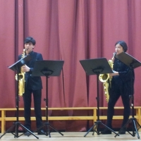 Estudiantes de música ofrecen un concierto navideño en la cárcel de Badajoz