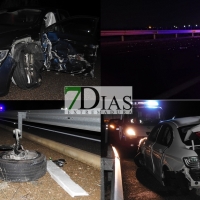 Cuatro vehículos implicados en un accidente en Santa Marta (Badajoz)