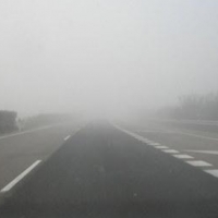 La niebla dificulta la circulación en la A-5, a la altura de Badajoz