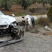 Accidente de tráfico en Almendral (Badajoz)