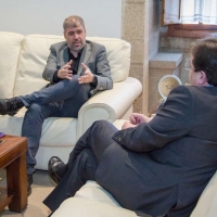 El líder estatal de Comisiones visita al presidente de la Junta