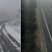 La niebla y la nieve dificultan el tráfico en las carreteras extremeñas