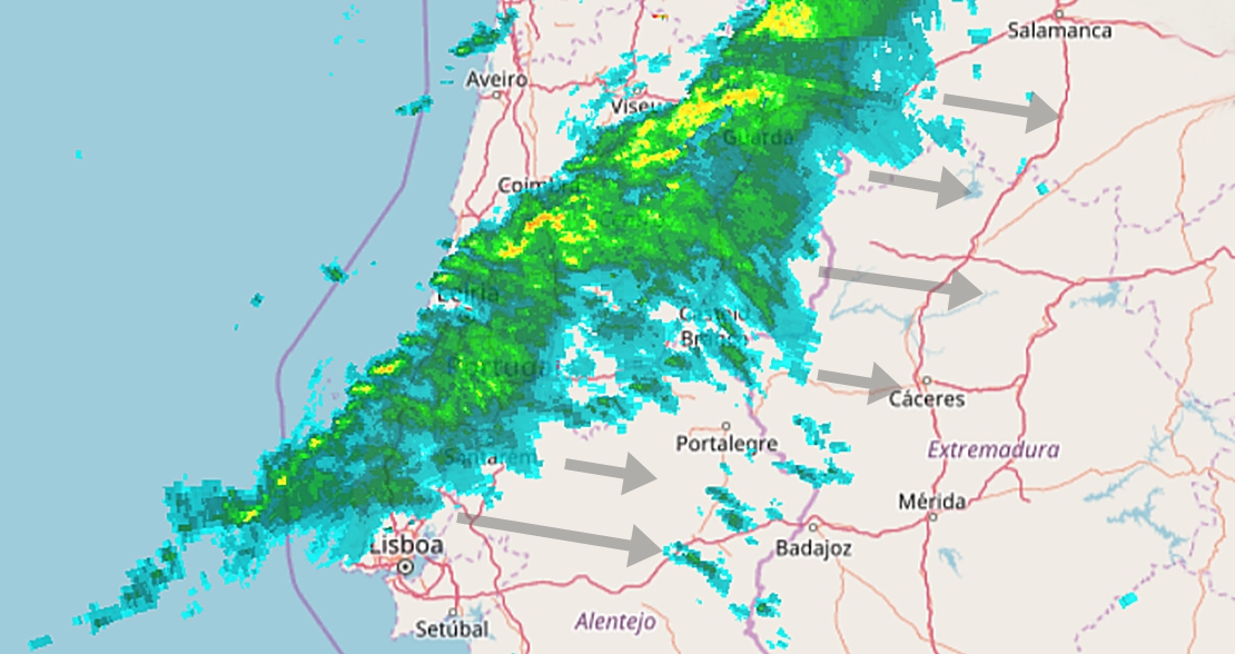 Ya se acercan nuevas lluvias por el oeste