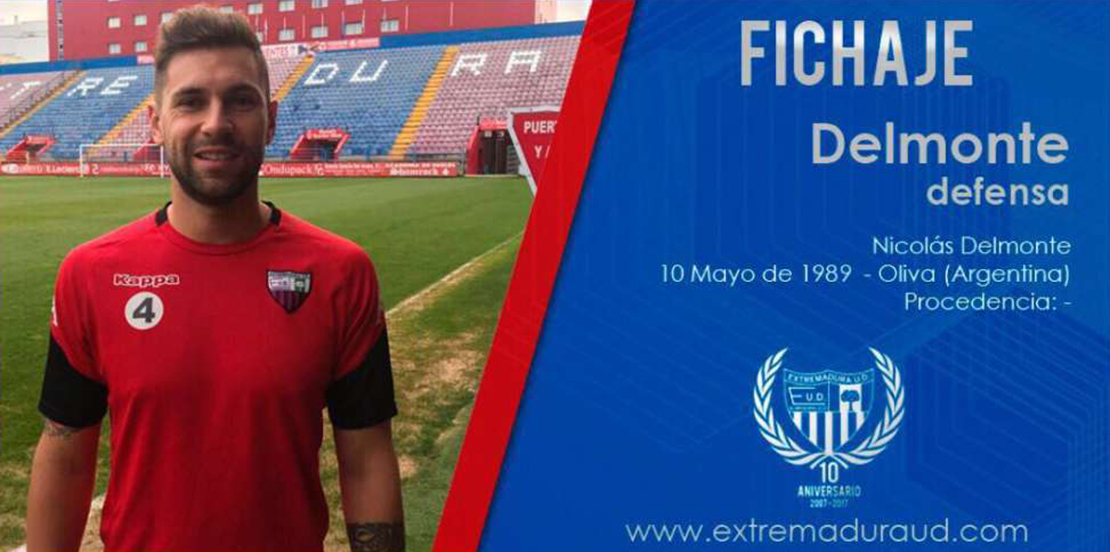 Nico Delmonte pasa a reforzar la defensa del Extremadura UD