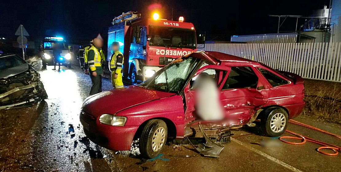 Un fallecido en una colisión cerca de Guareña (Badajoz)