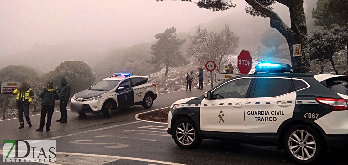 El sur de la provincia de Badajoz se tiñe de blanco