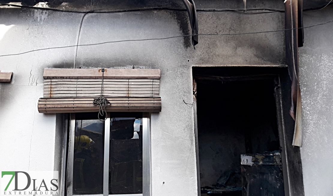 Incendio en una vivienda de la provincia cacereña