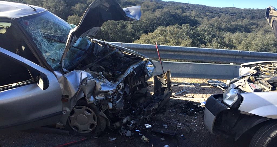 Cuatro heridos en un accidente entre Llerena y Monesterio