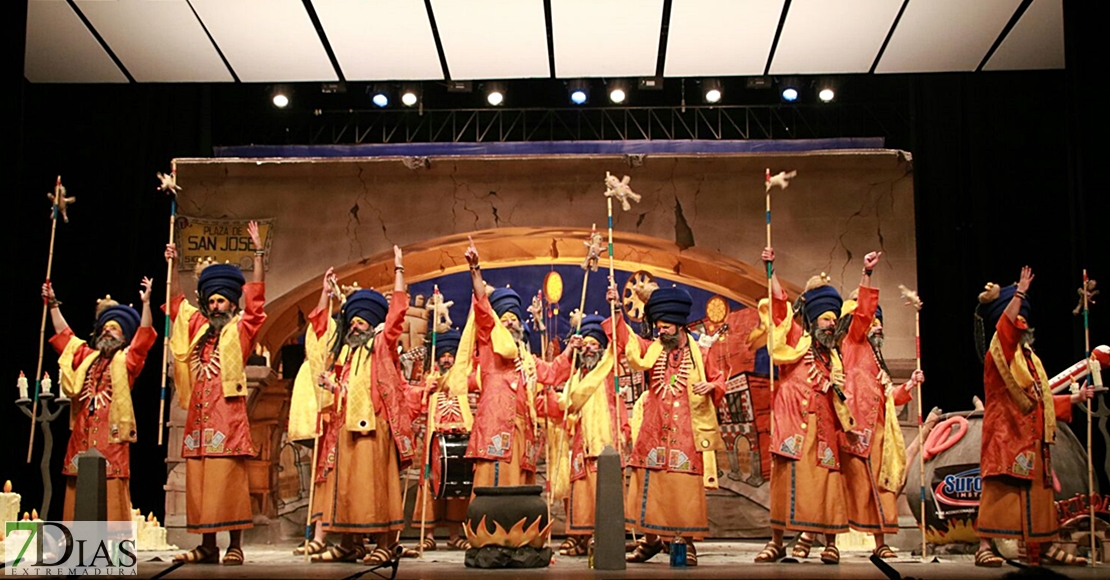 Actuación de la murga Al Maridi en Preliminares