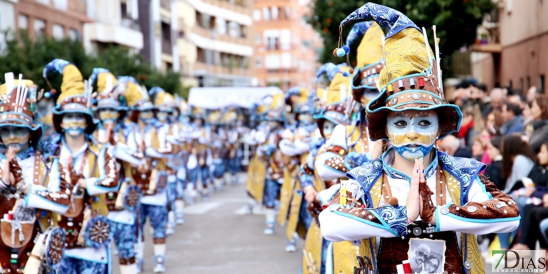 Vídeo de los 5 primeros puestos del Desfile de Comparsas del Carnaval de Badajoz