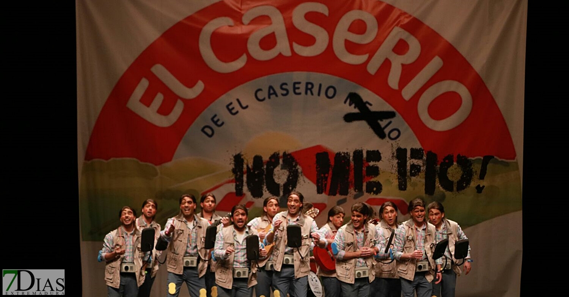 Actuación de la murga Los Camballotas en Preliminares