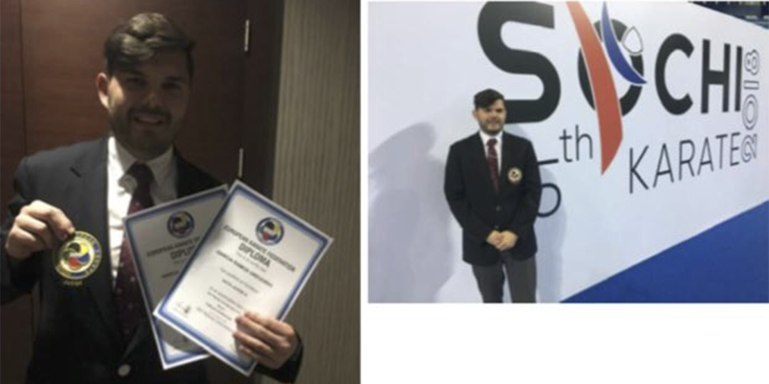 El extremeño Gregorio García nuevo árbitro internacional de Karate Europeo A
