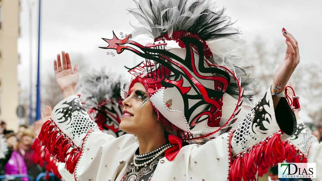 Los mejores primeros planos del Desfile de Comparsas del Carnaval de Badajoz