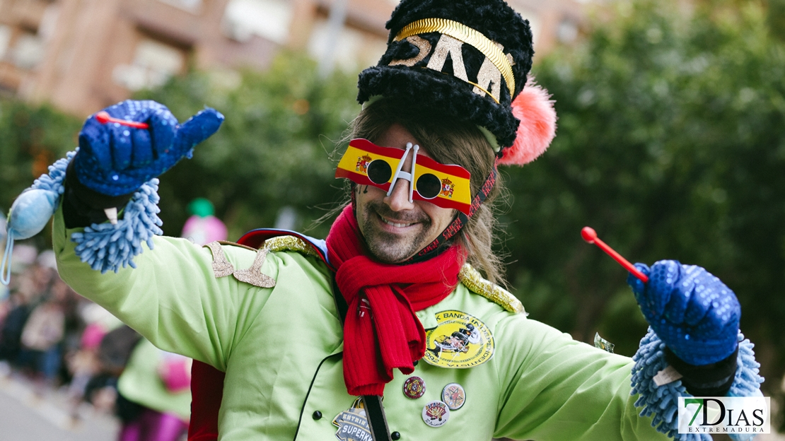 Los mejores primeros planos del Desfile de Comparsas del Carnaval de Badajoz