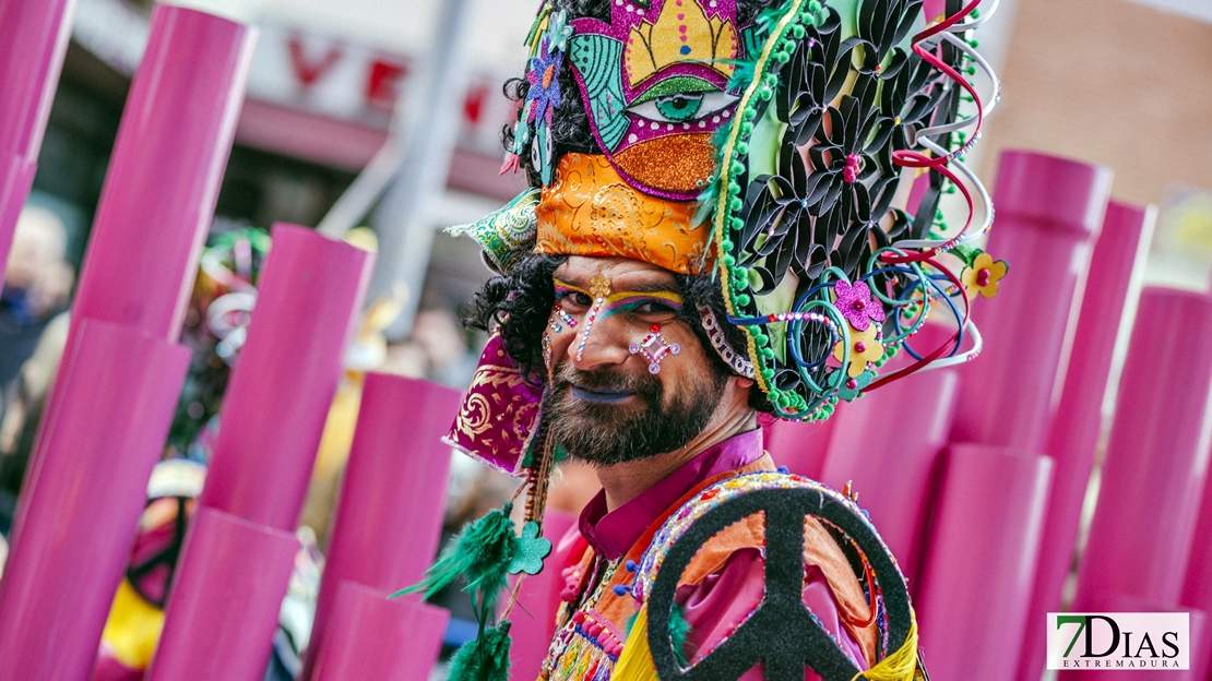 Los mejores primeros planos del Desfile de Comparsas del Carnaval de Badajoz