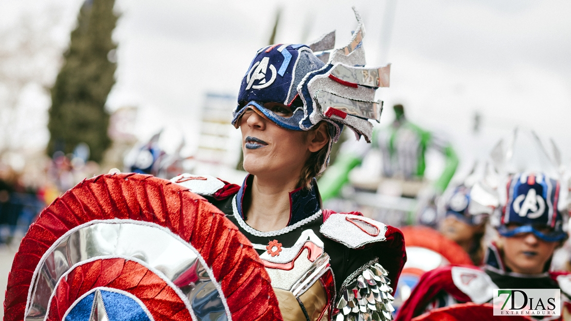 Los mejores primeros planos del Desfile de Comparsas del Carnaval de Badajoz