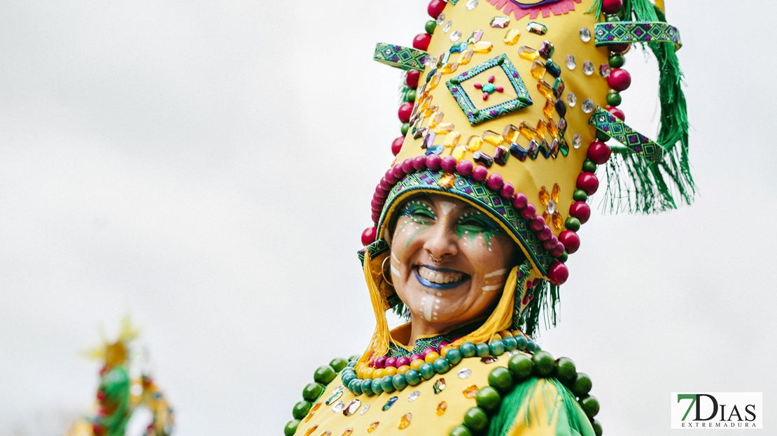 Los mejores primeros planos del Desfile de Comparsas del Carnaval de Badajoz