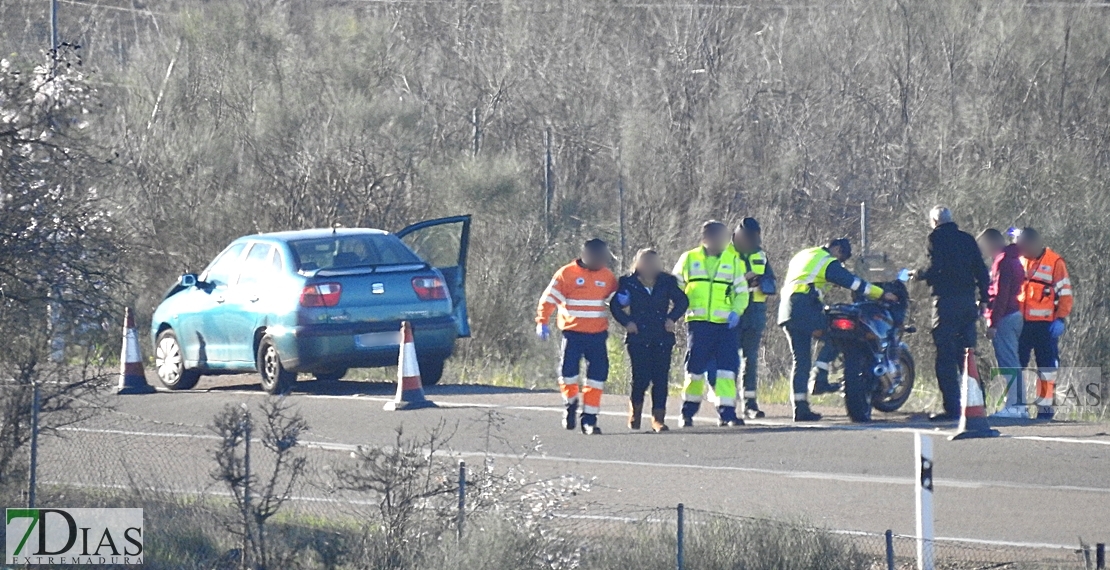 Varios heridos en un accidente en la Nacional 432 (Badajoz)