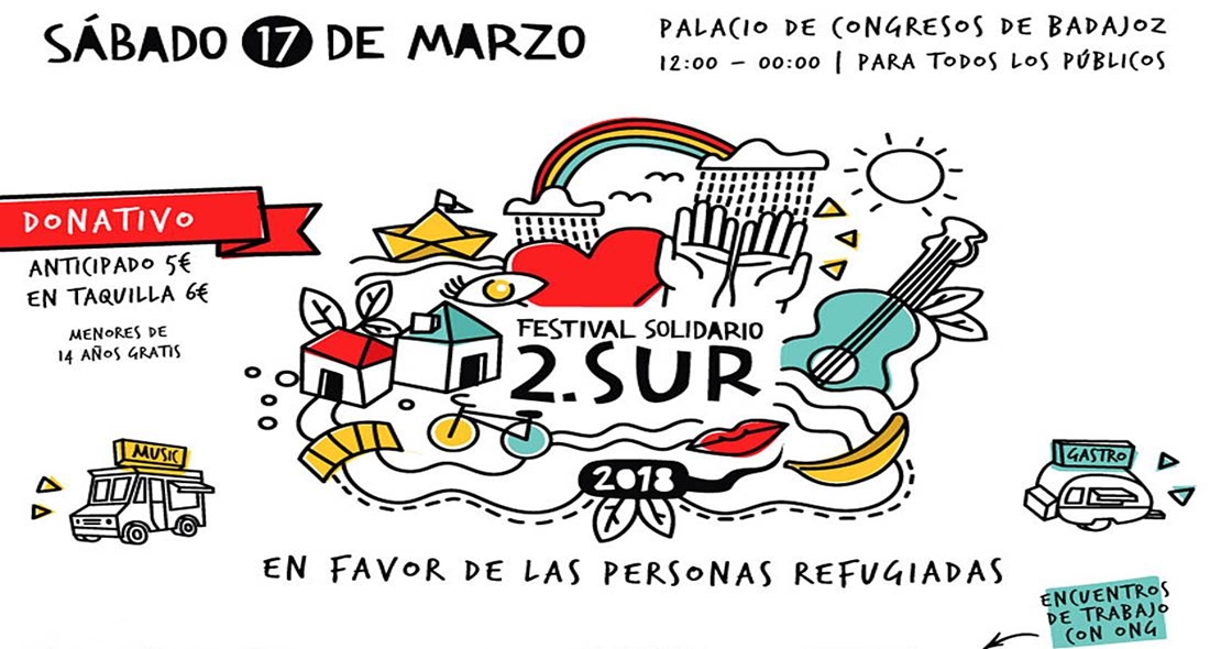 Entradas a la venta para el III Festival Solidario 2.Sur