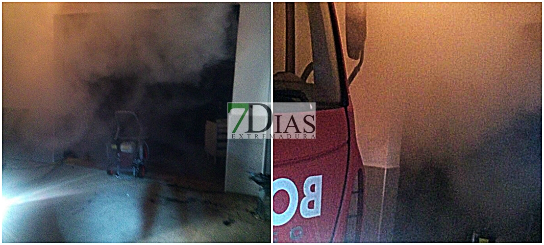 Atrapado en un incendio de vivienda en La Parra (Badajoz)