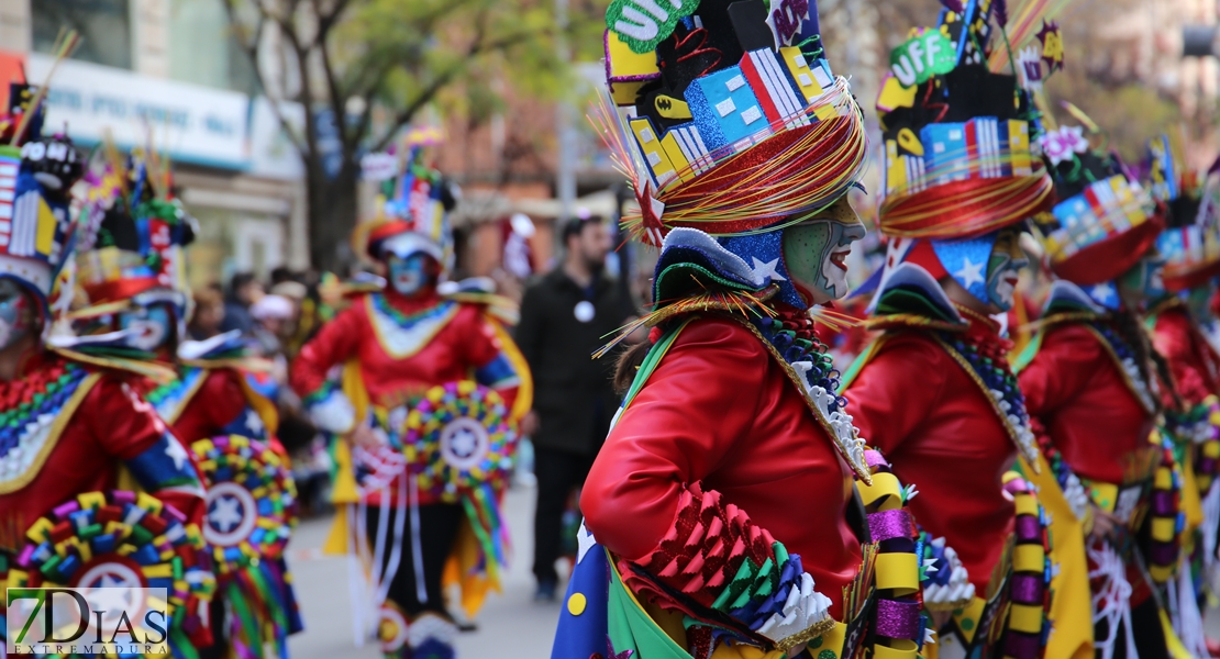 Enorme nivel en el Desfile infantil de Comparsas del Carnaval de Badajoz