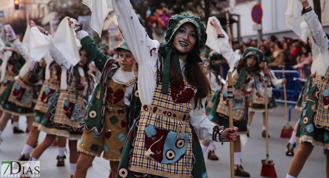 Enorme nivel en el Desfile infantil de Comparsas del Carnaval de Badajoz