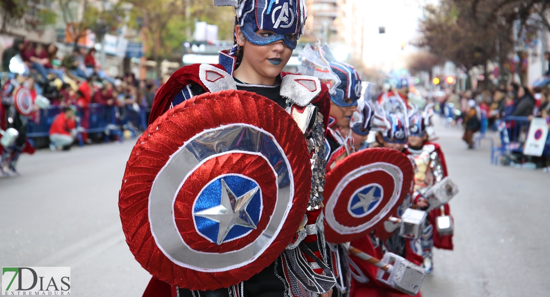 Enorme nivel en el Desfile infantil de Comparsas del Carnaval de Badajoz