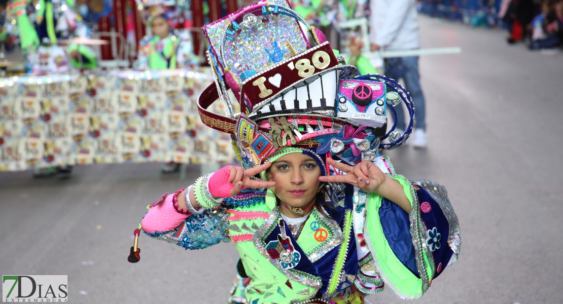 Enorme nivel en el Desfile infantil de Comparsas del Carnaval de Badajoz