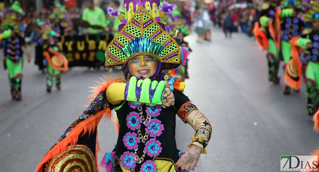 Enorme nivel en el Desfile infantil de Comparsas del Carnaval de Badajoz