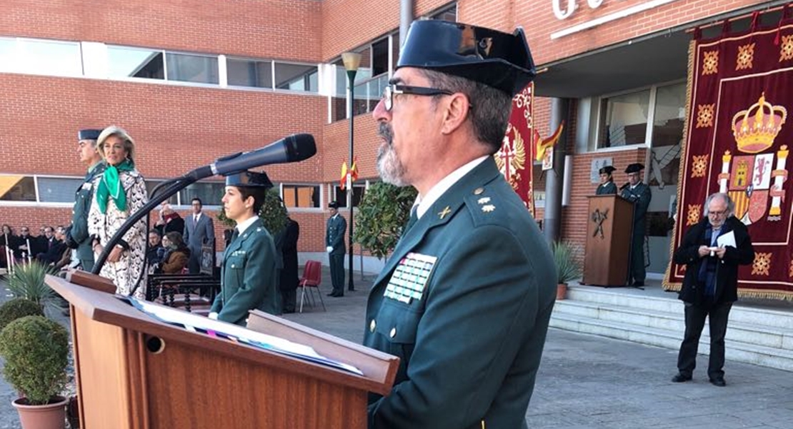 Toma posesión el jefe de la Guardia Civil en Cáceres