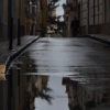 Postales de viento y lluvia en Badajoz