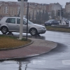 Postales de viento y lluvia en Badajoz